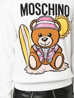 Moschino Teddy Bear motif cotton sweater