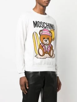 Moschino Teddy Bear motif cotton sweater