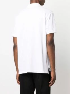 Moschino logo-print cotton polo shirt