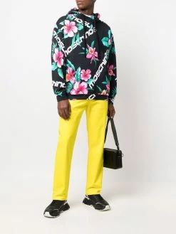 Moschino floral-print pullover hoodie