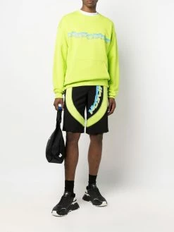 Moschino logo-print cotton jumper