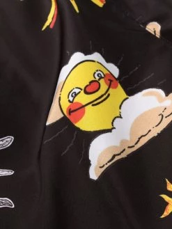 Moschino sun-print swim shorts