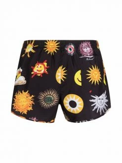 Moschino sun-print swim shorts