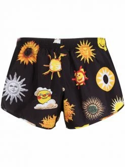 Moschino sun-print swim shorts