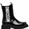 Moschino side-logo chelsea boots