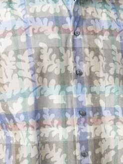 Moschino leaf-print short-sleeved shirt