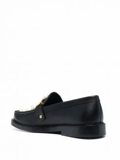 Moschino pearl-embellished loafers