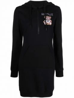 Moschino logo-print cotton track jacket