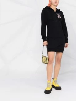 Moschino logo-print cotton track jacket