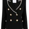Cheapest ๐ Moschino Pearl detail double breasted blazer ๐ 1 Moschino pearl-detail double-breasted blazer