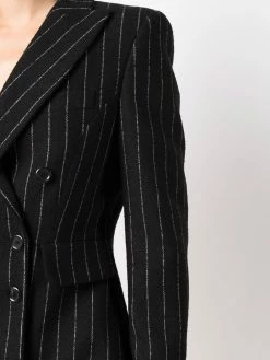 Best Pirce ๐ฅฐ Moschino Pinstripe double breasted blazer ๐ 11 Moschino pinstripe double breasted blazer