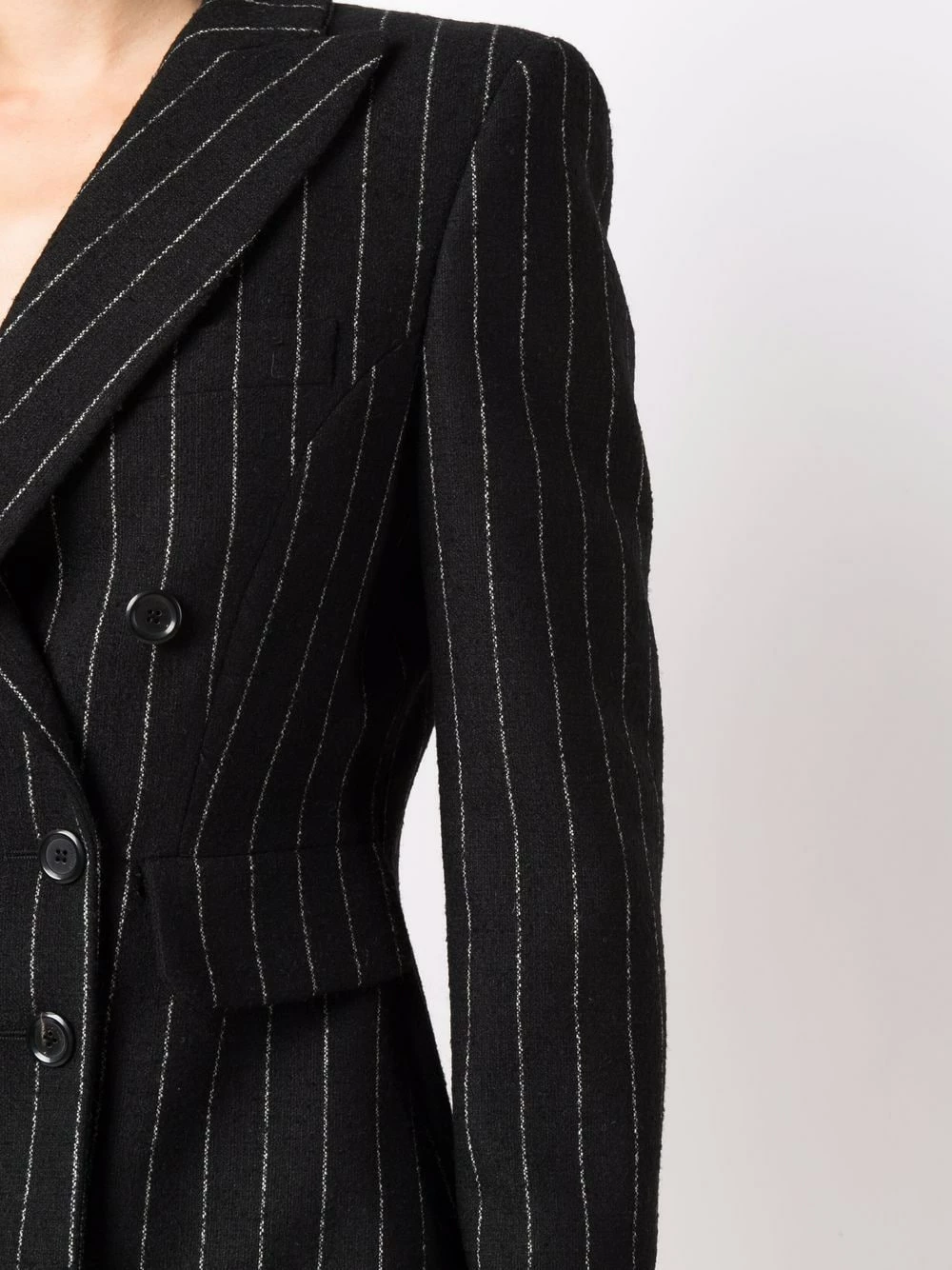 Best Pirce ๐ฅฐ Moschino Pinstripe double breasted blazer ๐ 7 Moschino pinstripe double breasted blazer