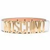 Moschino logo-buckle detail belt
