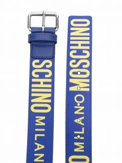 Moschino logo-print buckle-fastening belt
