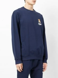 Moschino Teddy Bear-print cotton sweatshirt