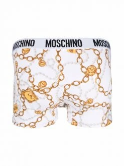Moschino chain-link print boxers