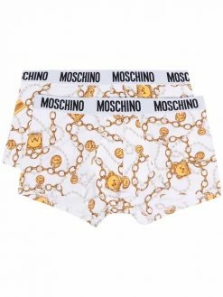 Moschino chain-link print boxers