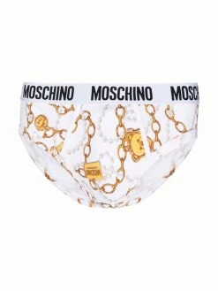 Moschino chain-link print briefs