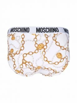 Moschino chain-link print briefs