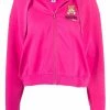 Moschino Teddy Bear-print zip-up hoodie