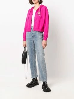 Moschino Teddy Bear-print zip-up hoodie