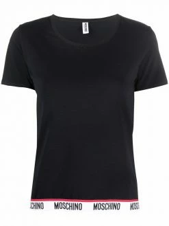 Moschino logo-tape cotton T-shirt