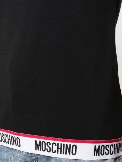 Moschino logo-tape cotton T-shirt