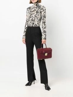 Moschino leather satchel bag