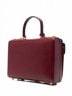 Moschino leather satchel bag
