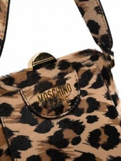 Moschino animal-print snap-purse bag