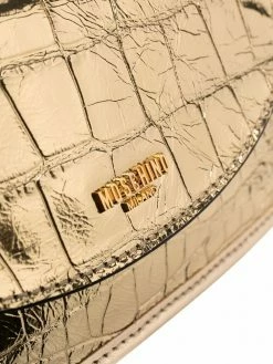 Moschino crocodile-embossed belt bag