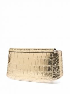 Moschino crocodile-embossed belt bag