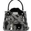 Moschino herringbone biker jacket bag