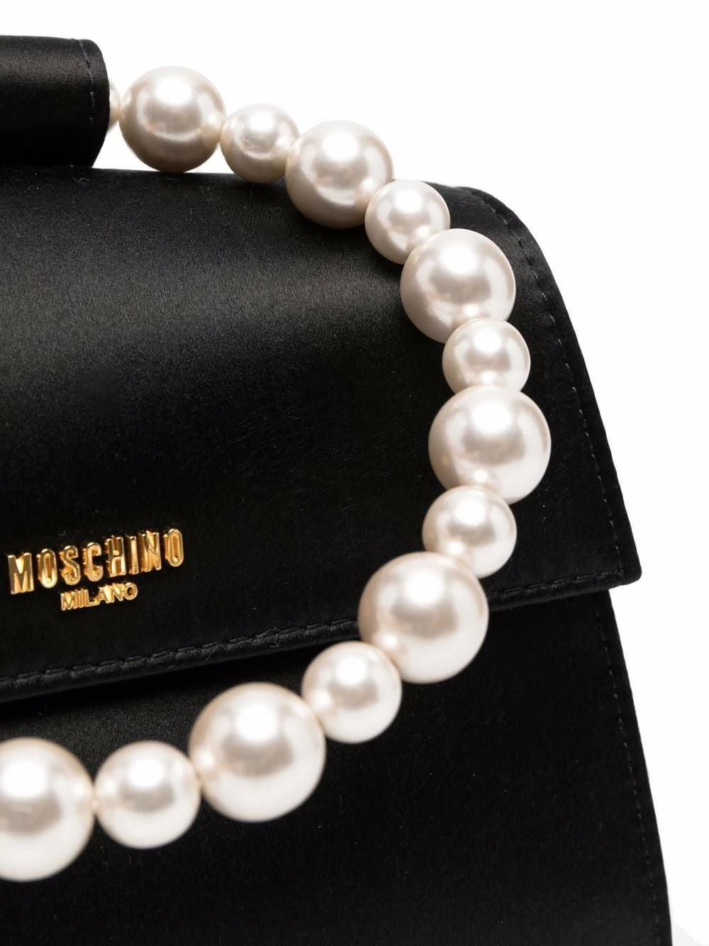 Budget ✔️ Moschino Mini pearl handle tote bag ✨ 6 Moschino mini pearl-handle tote bag