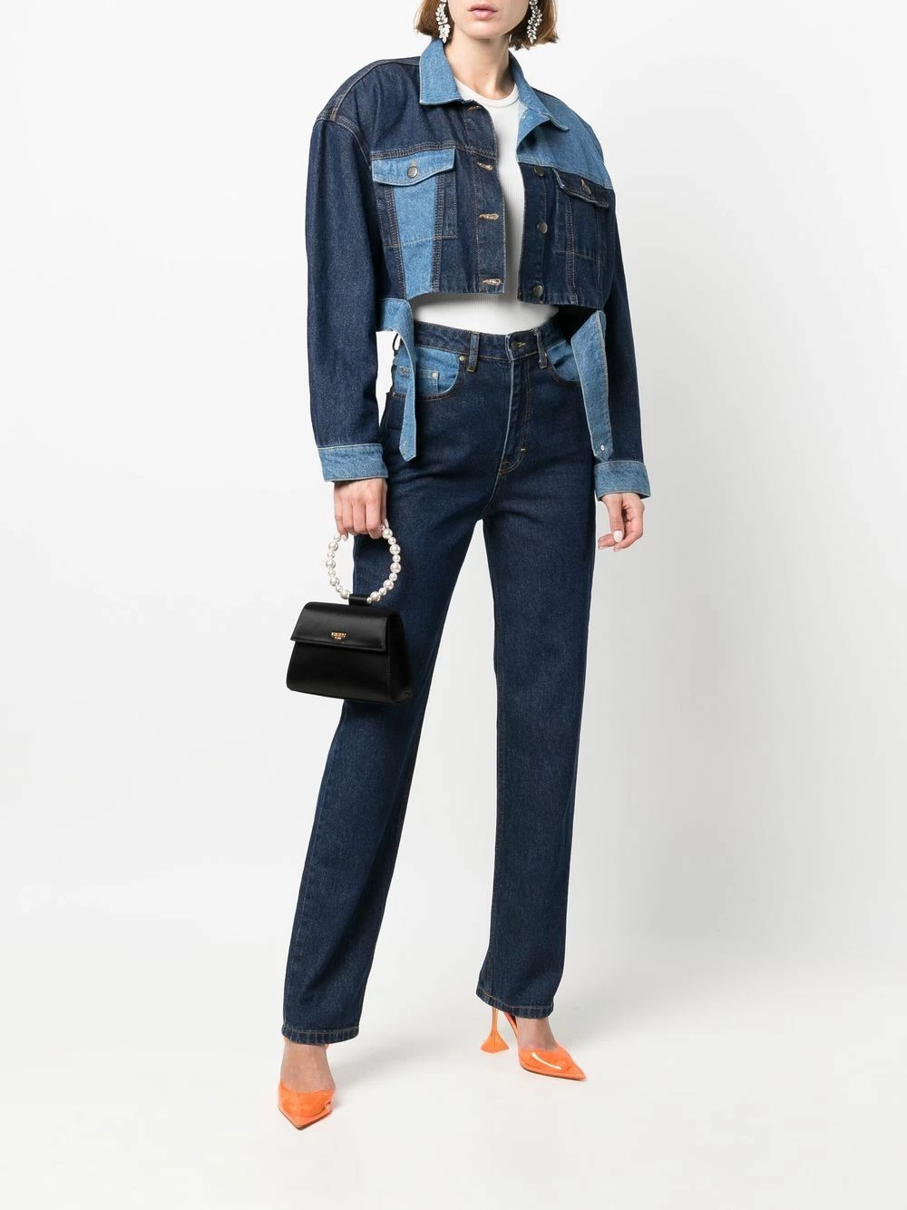 Budget ✔️ Moschino Mini pearl handle tote bag ✨ 4 Moschino mini pearl-handle tote bag