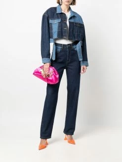 Moschino satin-effect chain-link tote