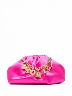 Moschino satin-effect chain-link tote