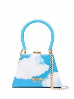 Moschino sky-print tote bag