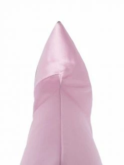 Moschino clasp-detail thigh-high boots