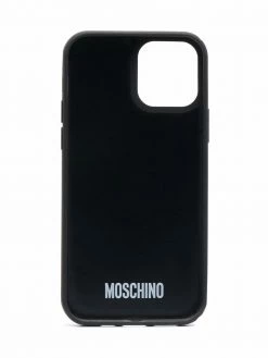 Moschino logo-print iPhone 12/12 Pro case