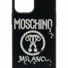 Moschino logo-studded iPhone 12 Pro Max case