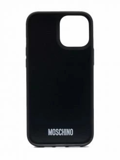 Moschino logo-studded iPhone 12 Pro Max case