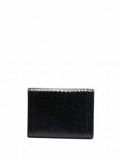 Moschino trifold leather wallet