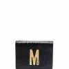 Moschino trifold leather wallet
