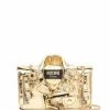 Moschino biker leather shoulder bag