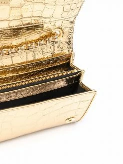 Moschino biker leather shoulder bag