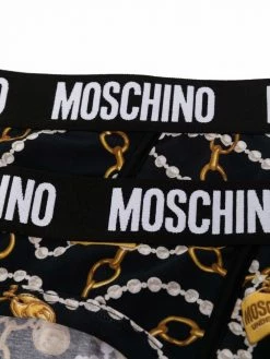 Moschino chain-print two-pack boxer briefs