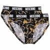 Moschino chain-print two-pack boxer briefs