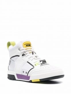 Moschino high-top lace-up sneakers