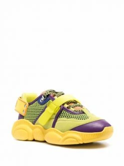 Deals ๐ Moschino Teddy panelled low top ๐ sneakers ๐ 7 Moschino Teddy panelled low-top sneakers